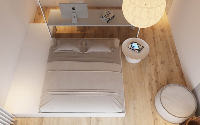 Минималистская квартира площадью 66 кв.м.