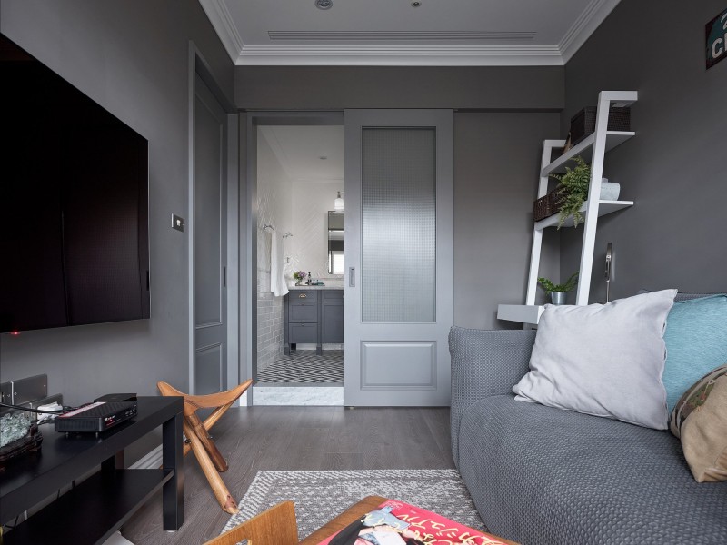 Приятные пастельные оттенки в интерьере квартиры в Тайбэе