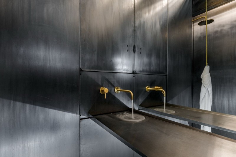 Апартаменты площадью 35 кв.м. в индустриальном стиле