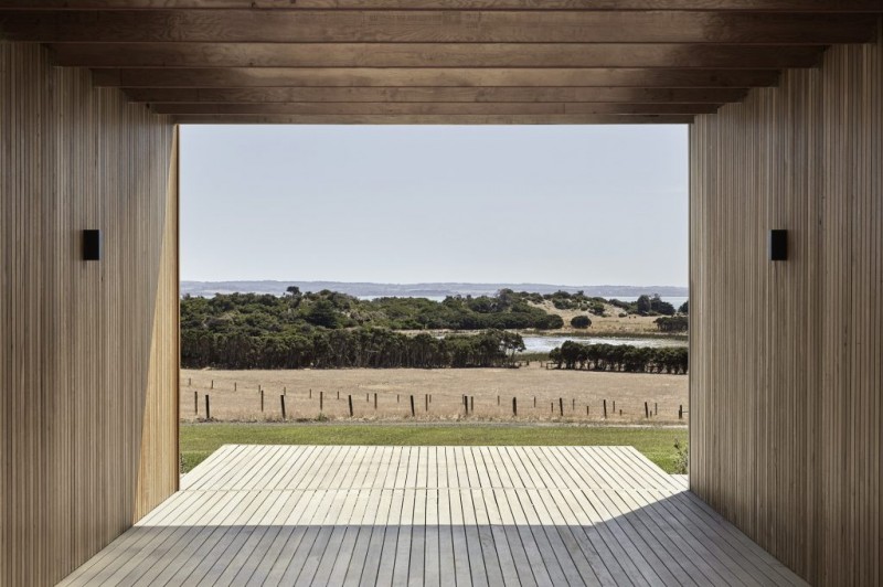 Дом, спроектированный в виде двух павильонов, в Виктории, Австралия