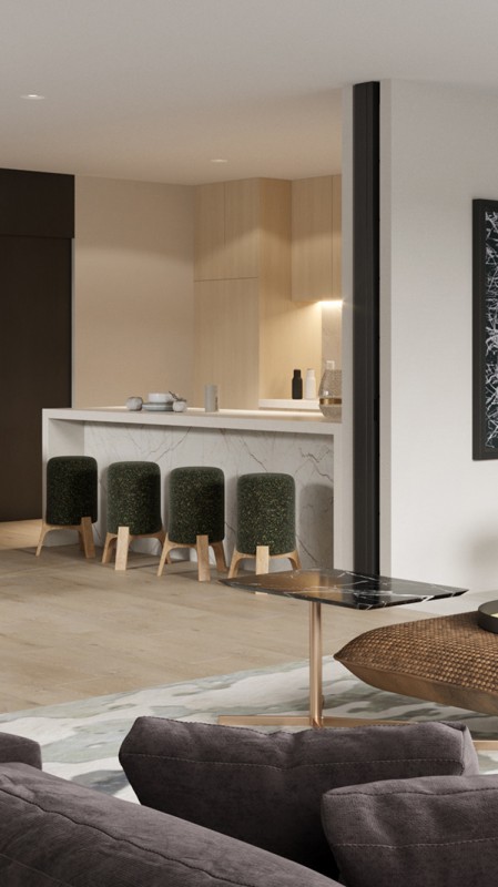 Интерьер апартаментов в Японии Интерьер апартаментов в Японии