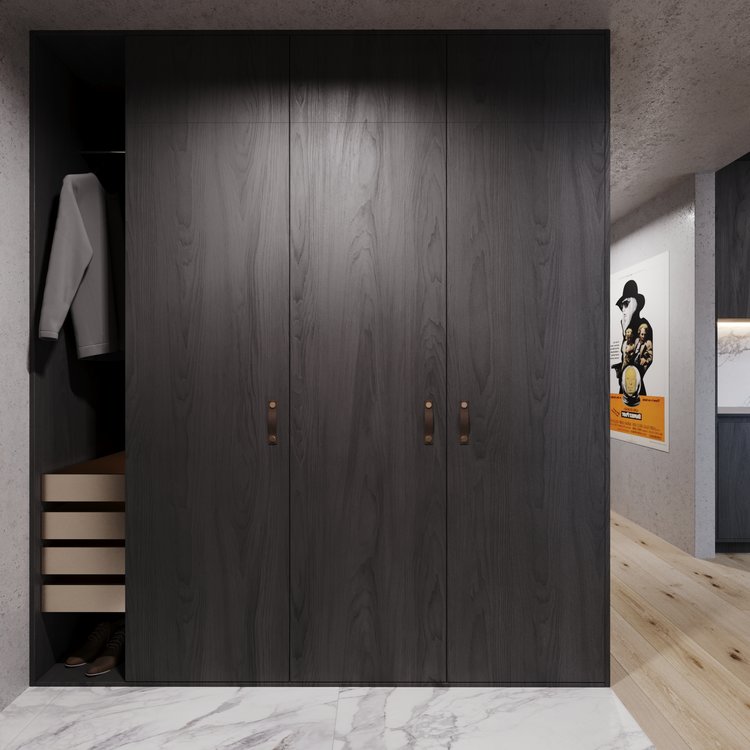 Яркие краски в интерьере просторной квартиры