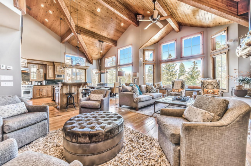 Сводчатое современное шале в штате Юта Сводчатое современное шале в штате Юта