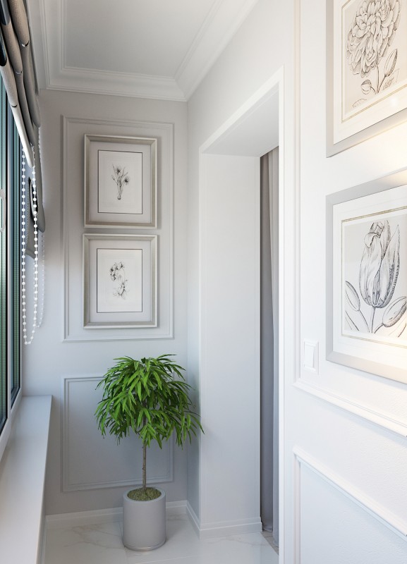 Интерьер квартиры в неоклассическом стиле