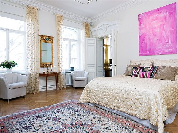 Квартира в классическом стиле и с оригинальными элементами декора в Швеции