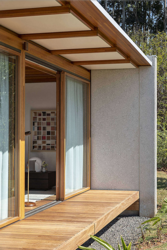 Модульный одноэтажный частный дом, расположенный в Порто-Фелисе, Бразилия Модульный одноэтажный частный дом, расположенный в Порто-Фелисе, Бразилия