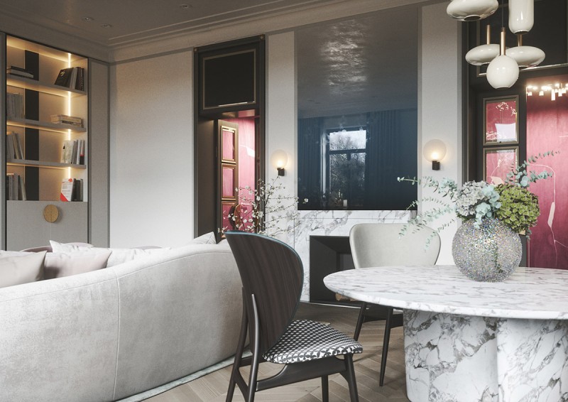 Пудровые оттенки в интерьере Пудровые оттенки в интерьере