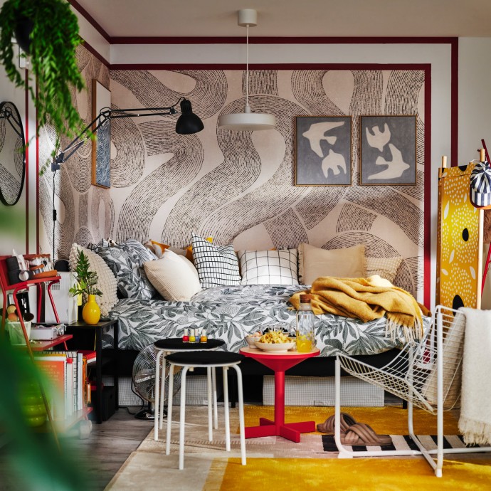 Спальня для подростка от дизайнеров IKEA