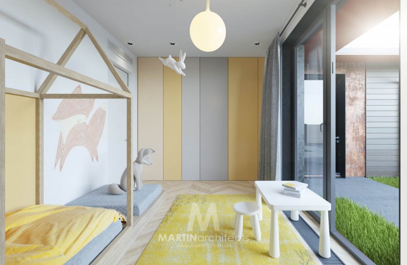 Апартаменты, оформленные в успокаивающей цветовой палитре