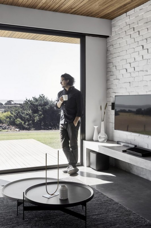 Дом, спроектированный в виде двух павильонов, в Виктории, Австралия