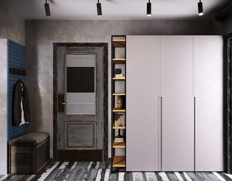 Интерьер квартиры в индустриальном стиле Интерьер квартиры в индустриальном стиле