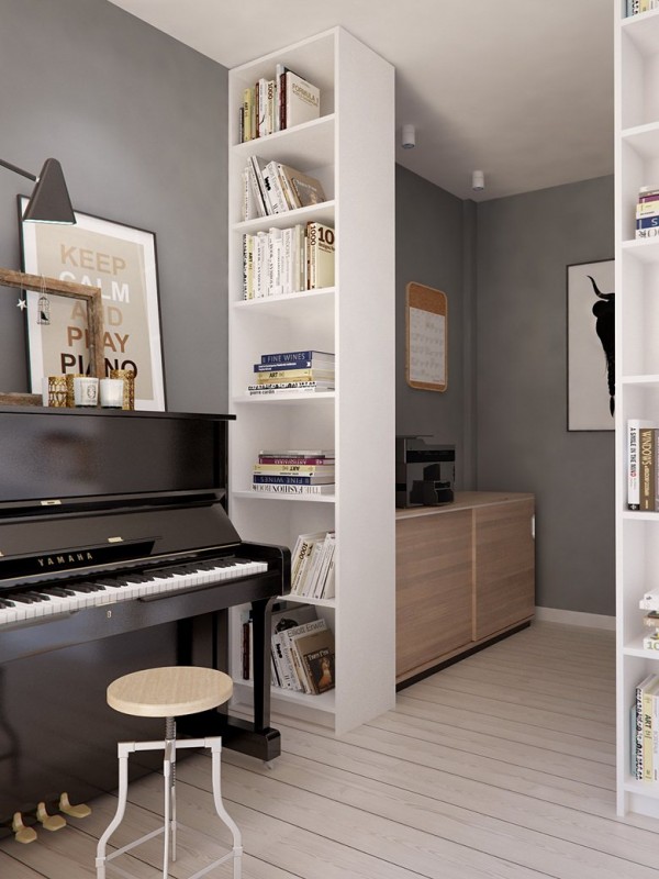 Интерьер просторной светлой квартиры