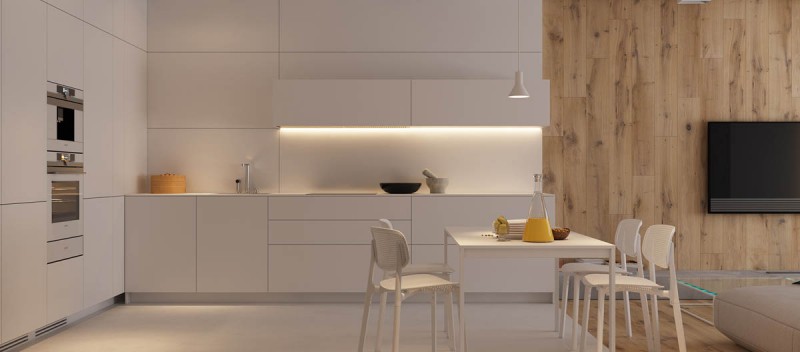 Минималистская квартира площадью 66 кв.м.