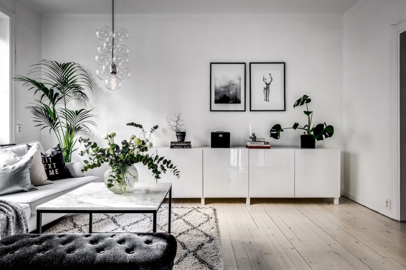 Сочетание черного и белого