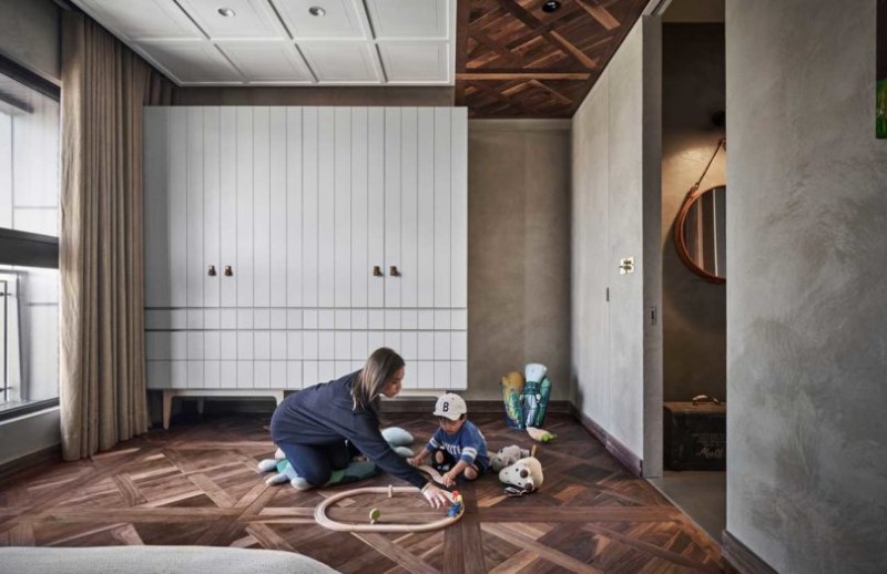 Тайваньская квартира для молодой пары с ребенком площадью 125 м2