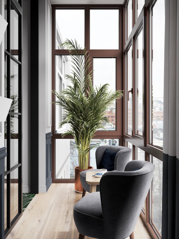 Выразительные акценты на нейтральном и сдержанном фоне