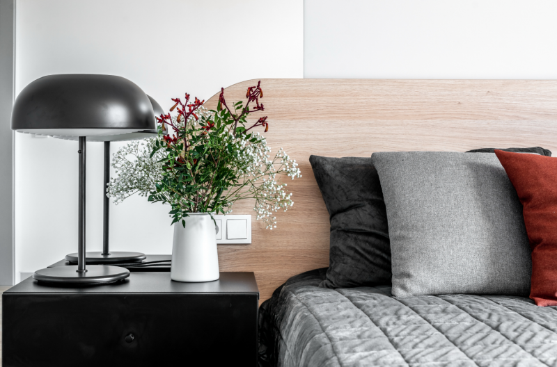 Цветовое разделение пространства в литовском доме Цветовое разделение пространства в литовском доме