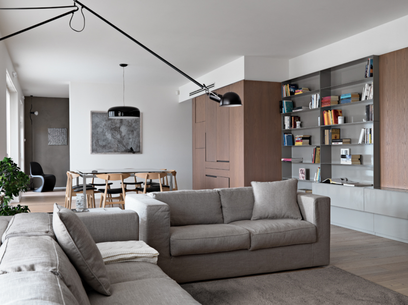 Дизайн квартиры с акцентом на дерево