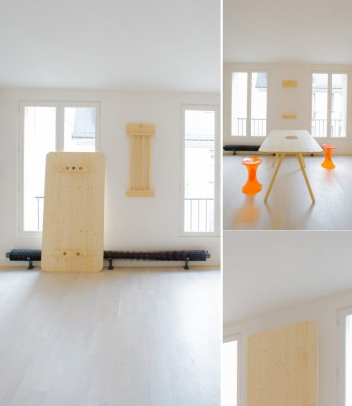 Интерьер квартиры площадью 32 кв.м. в Париже Интерьер квартиры площадью 32 кв.м. в Париже