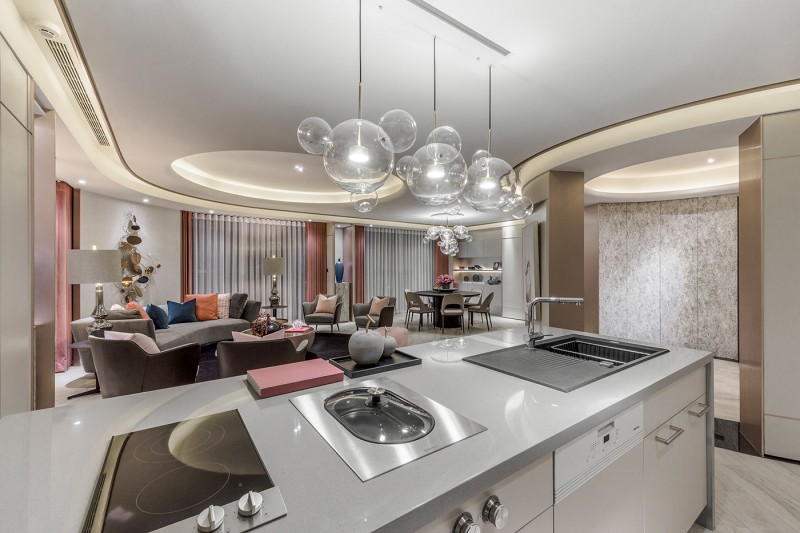 Интерьер квартиры в нежных тонах