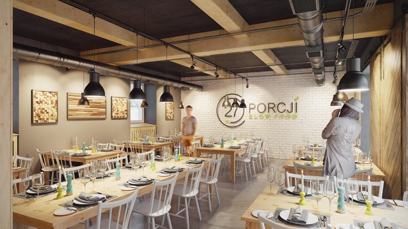 Проект кафе в индустриальном стиле Проект кафе в индустриальном стиле