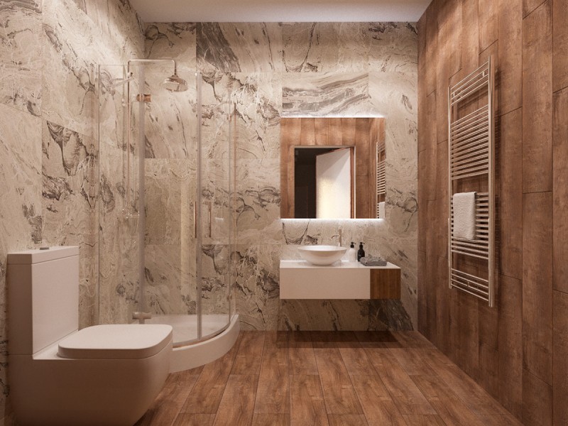 Просторная квартира для молодой девушки, оформленная в нежных тонах