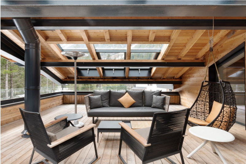 Ультрасовременное шале с видом на Монблан