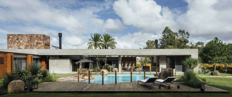 Оригинальный дизайн дома в Бразилии