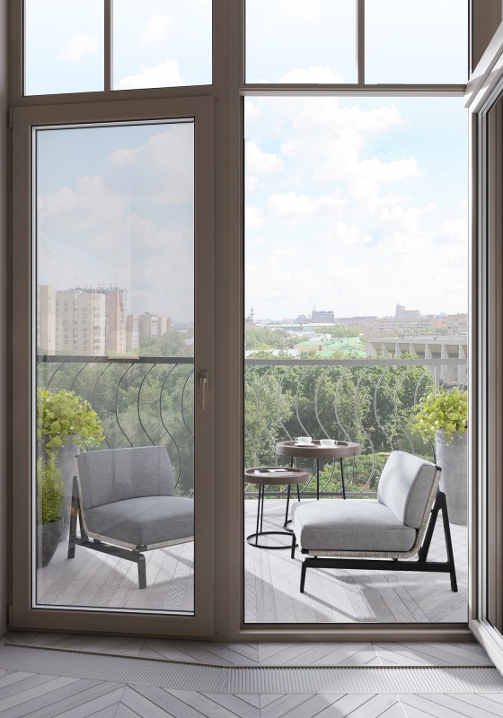 Просторные апартаменты, оформленные в пастельных тонах