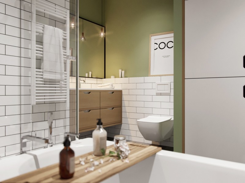 Светлая квартира площадью 68 кв.м.