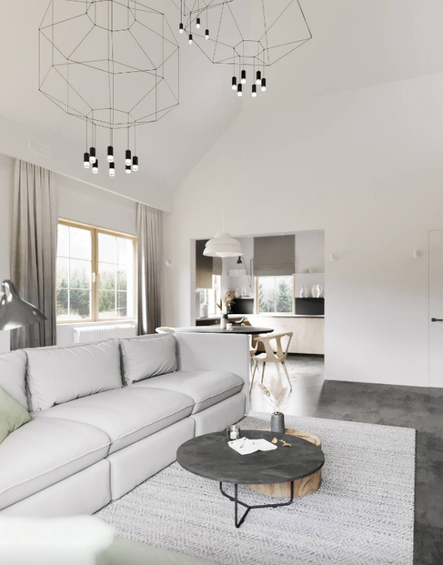 Умеренно аскетичное пространство для молодой семьи с двумя детьми Умеренно аскетичное пространство для молодой семьи с двумя детьми