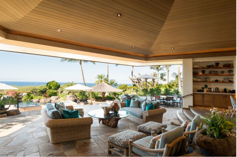 Вилла на курорте Мауна-Кеа на Гавайях Вилла на курорте Мауна-Кеа на Гавайях