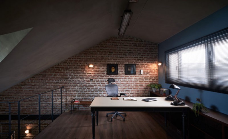 Интерьер двухуровневого лофта