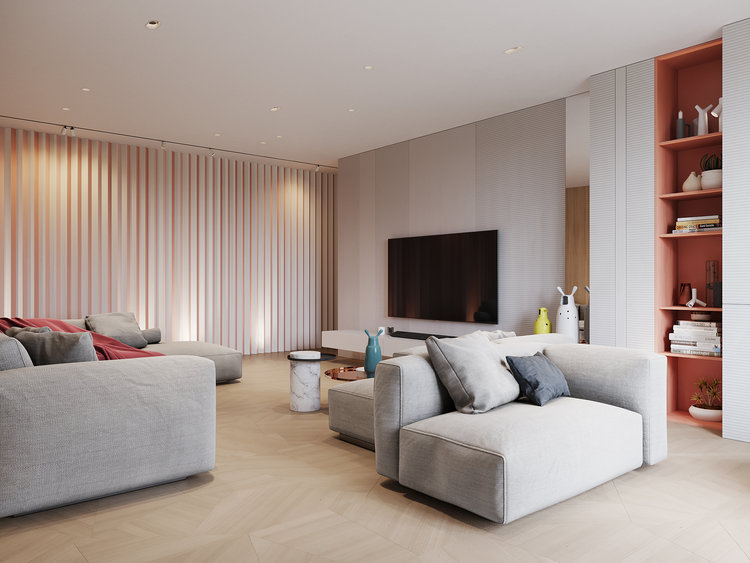 Легкое и воздушное пространство квартиры