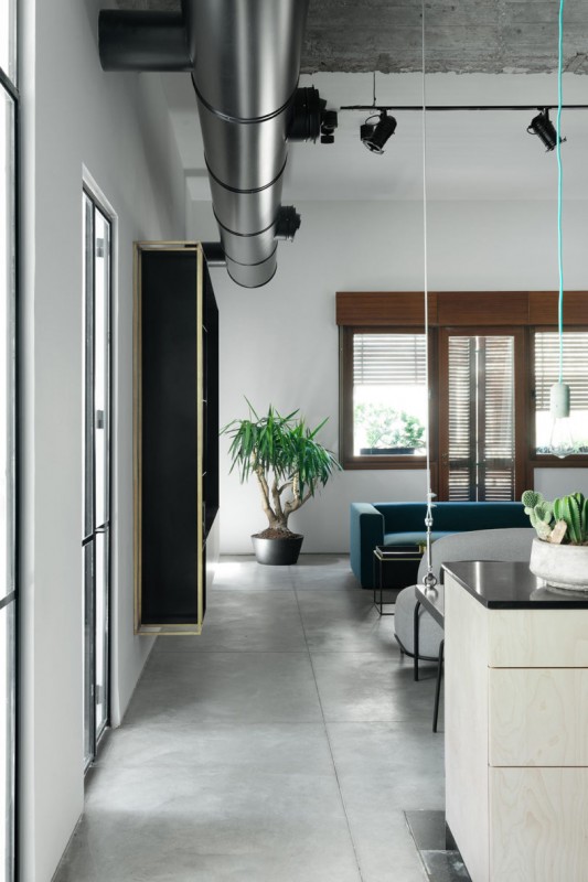 Современная квартира-лофт в Яффо, Израиль