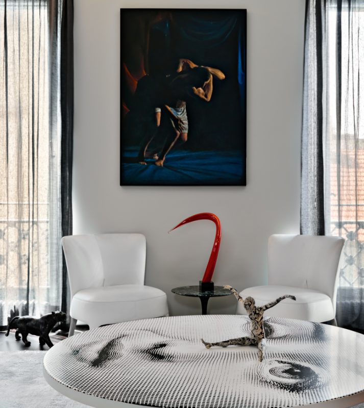 "50 оттенков фиолетового": дизайн квартиры ведущего телешоу