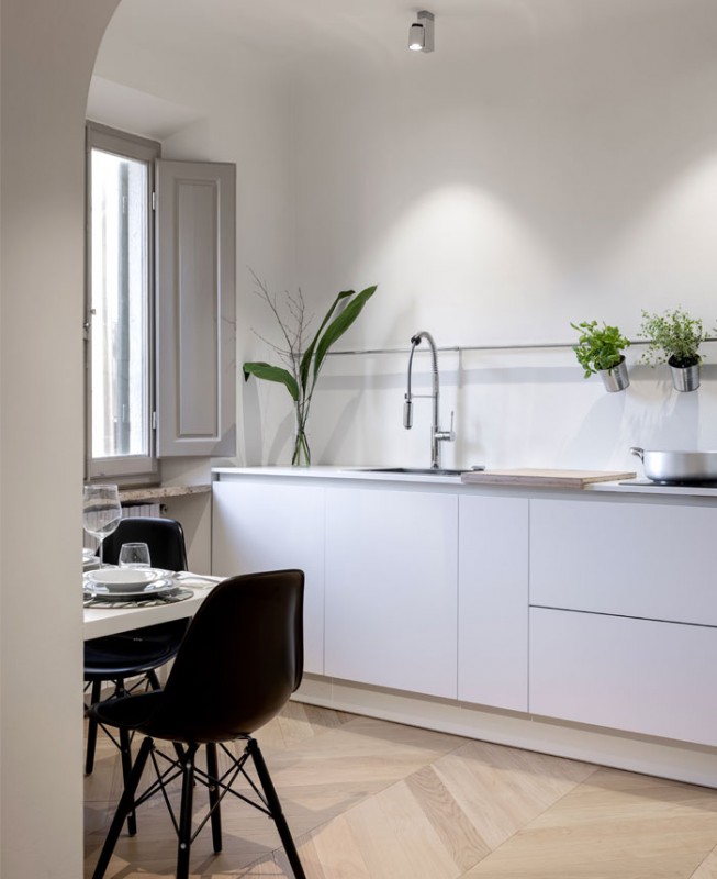 Функциональный интерьер небольшой квартиры в центре Флоренции Функциональный интерьер небольшой квартиры в центре Флоренции