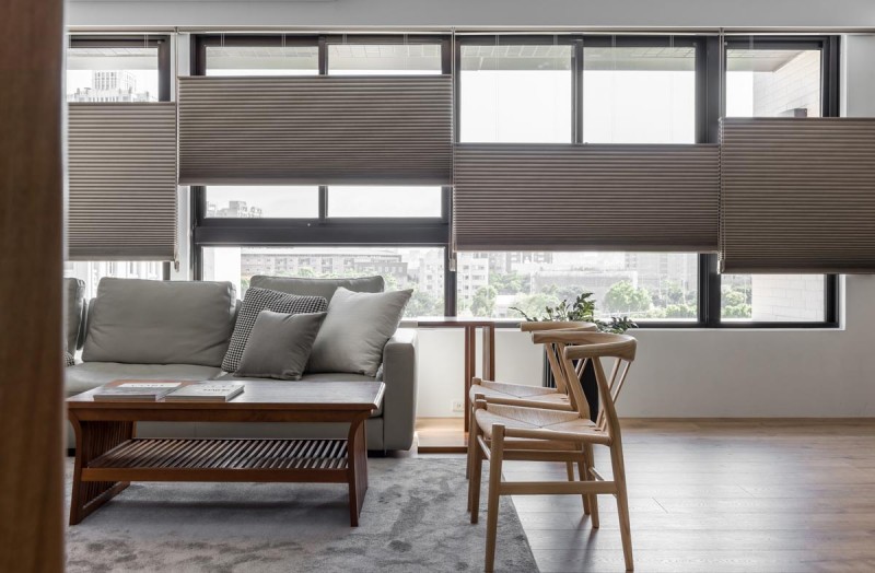 Интерьер апартаментов в городе Таоюань, Тайвань Интерьер апартаментов в городе Таоюань, Тайвань