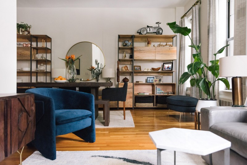 Интерьер квартиры в Верхнем Вестсайде, Нью-Йорк Интерьер квартиры в Верхнем Вестсайде, Нью-Йорк