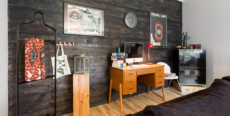 Интерьер небольшой квартиры во Вроцлаве, Польша