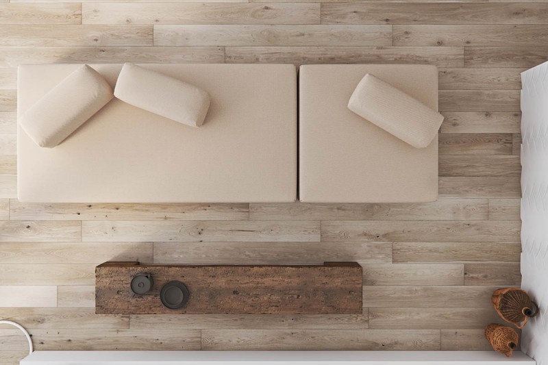 Сочетание белого, серого и кремово-бежевого цветов в интерьере двухуровневой квартиры Сочетание белого, серого и кремово-бежевого цветов в интерьере двухуровневой квартиры