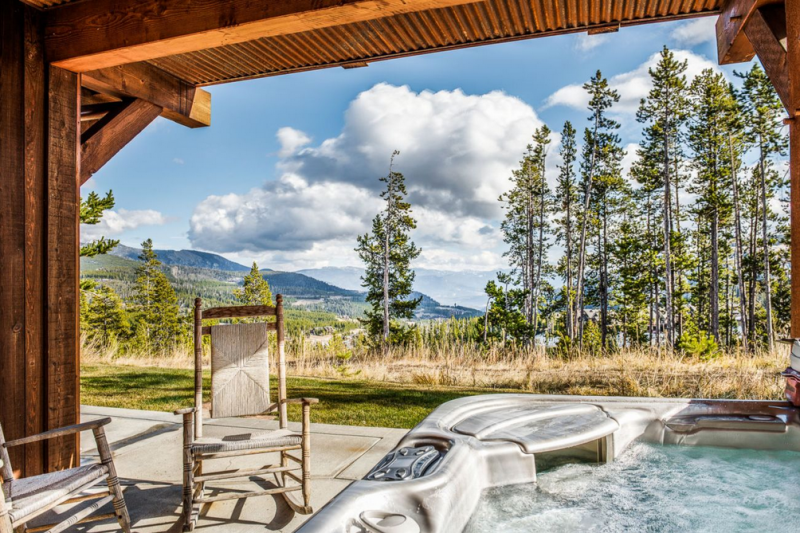 Интерьер шале в Монтане