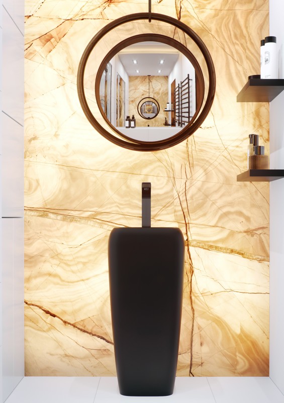 Мрамор, дерево и бетон в современном интерьере Мрамор, дерево и бетон в современном интерьере