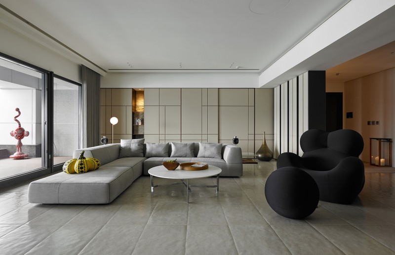 Просторный пентхаус в Тайбэе Просторный пентхаус в Тайбэе