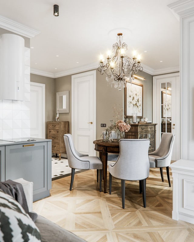 Апартаменты в неоклассическом стиле