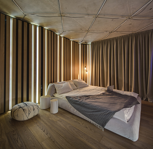 Гармоничное сочетание дерева и кирпича