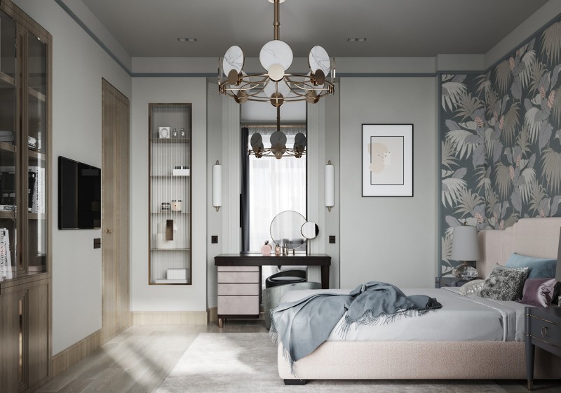 Квартира, оформленная в приглушенных тонах