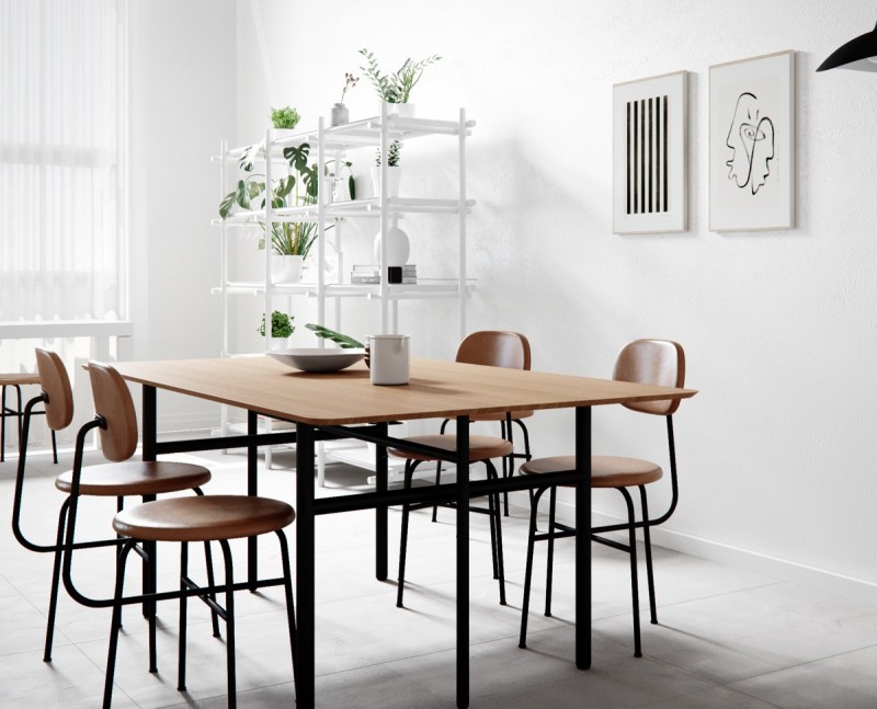 Ледяной белый фон и яркая зелень в интерьере двухуровневой квартиры