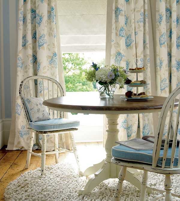 Оформление интерьера от дизайнеров бренда Laura Ashley