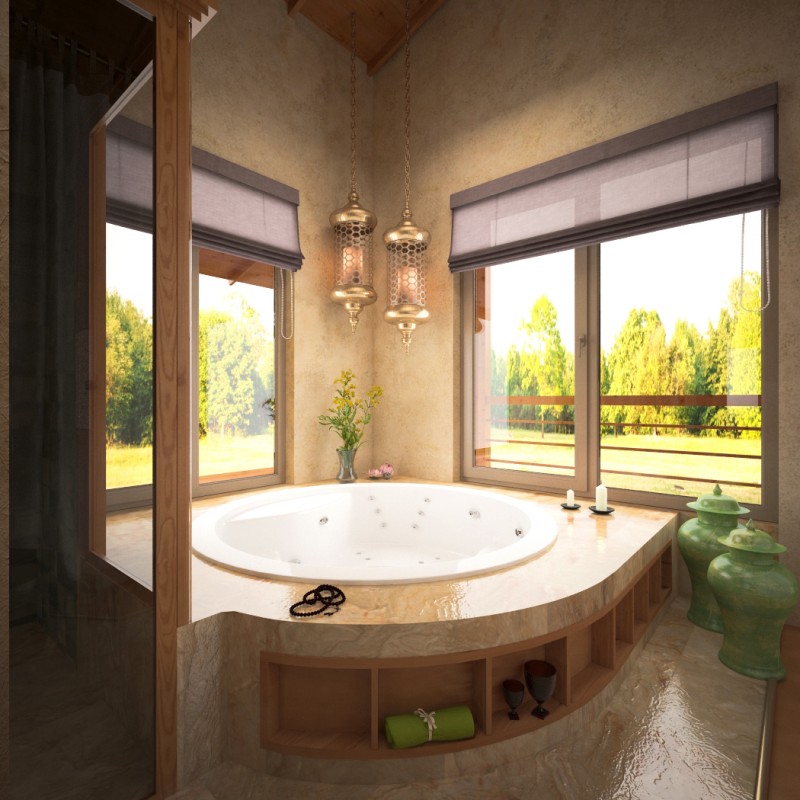 Проект загородного деревянного дома